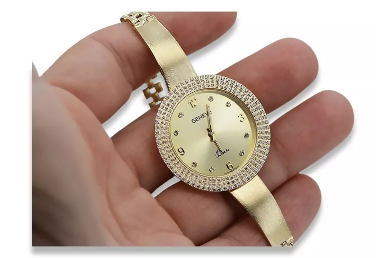 Reloj ★ de oro para damas zlotychlopak.pl Pureza de oro 585 333 ¡★ Precio bajo!