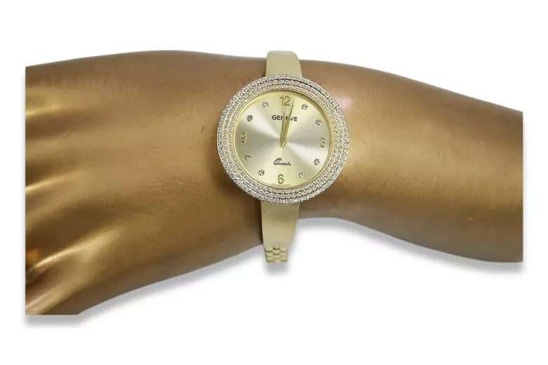 Reloj ★ de oro para damas zlotychlopak.pl Pureza de oro 585 333 ¡★ Precio bajo!