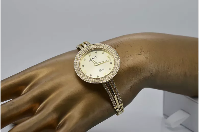 Gold ladies watch ★ zlotychlopak.pl ★ Gold purity 585 333 Low price!