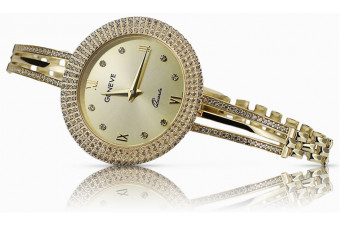 copy of Montre dame italienne en or jaune Geneve Lady Gift lw012y