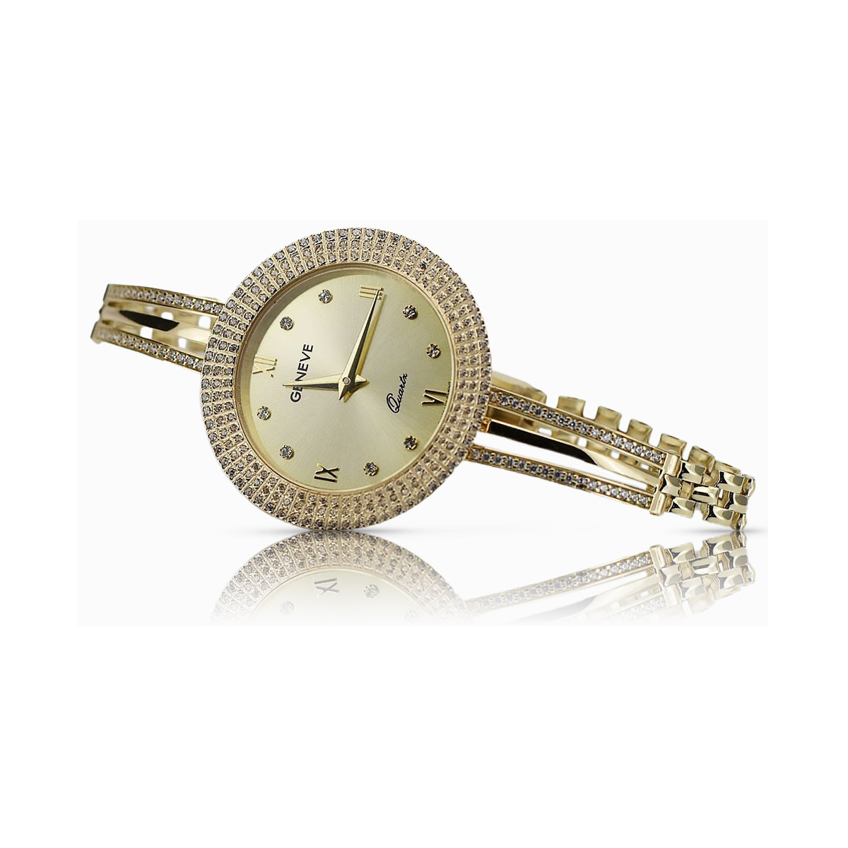 Reloj ★ de oro para damas zlotychlopak.pl Pureza de oro 585 333 ¡★ Precio bajo!