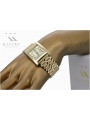 Goldene Herrenuhr Geneve ★ zlotychlopak.pl ★ Gold Reinheit 585 333 Niedriger Preis!