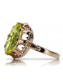 Rose soviétique russe 14k 585 or Alexandrite Ruby Emerald Sapphire Zircon ring vrc014