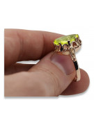 Russian Soviet rose 14k 585 gold Alexandrite Ruby Emerald Sapphire Zircon ring  vrc014