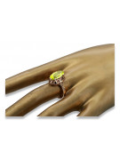 Russische sowjetische Rose 14 Karat 585 Gold Alexandrit Rubin Smaragd Saphir Zirkon Ring vrc084