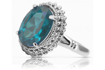 Rose soviétique russe 14k 585 or Alexandrite Ruby Emerald Sapphire Zircon ring vrc014