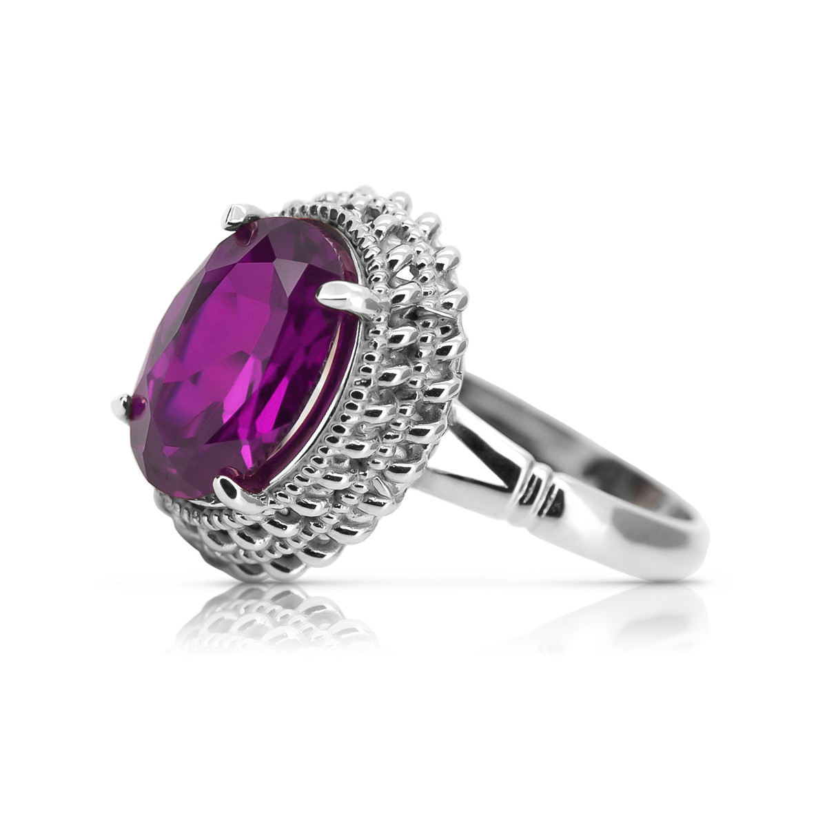 Rose soviétique russe 14k 585 or Alexandrite Ruby Emerald Sapphire Zircon ring vrc014