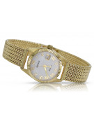 Goldene Herrenuhr Geneve ★ zlotychlopak.pl ★ Gold Reinheit 585 333 Niedriger Preis!