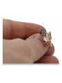 Russian Soviet rose 14k 585 gold Alexandrite Ruby Emerald Sapphire Zircon ring  vrc014