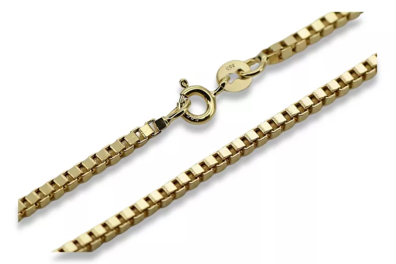 Yellow rose gold chain ★ russiangold.com ★ Gold 585 333 Low price