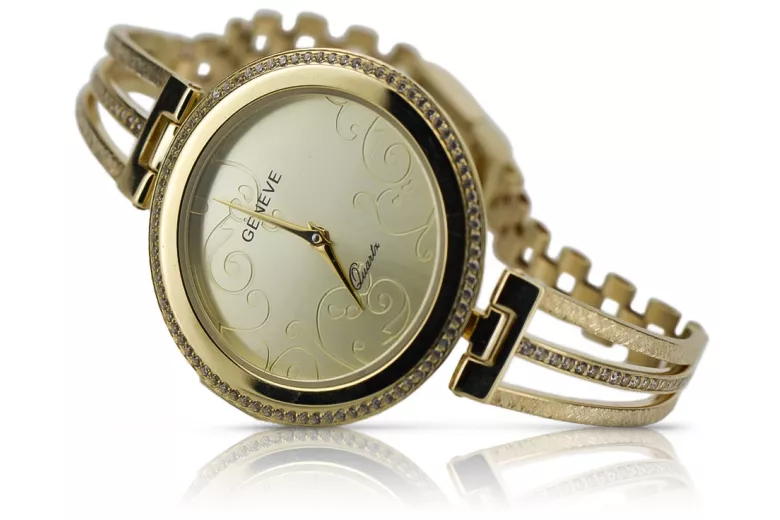 Gold ladies watch ★ zlotychlopak.pl ★ Gold purity 585 333 Low price!