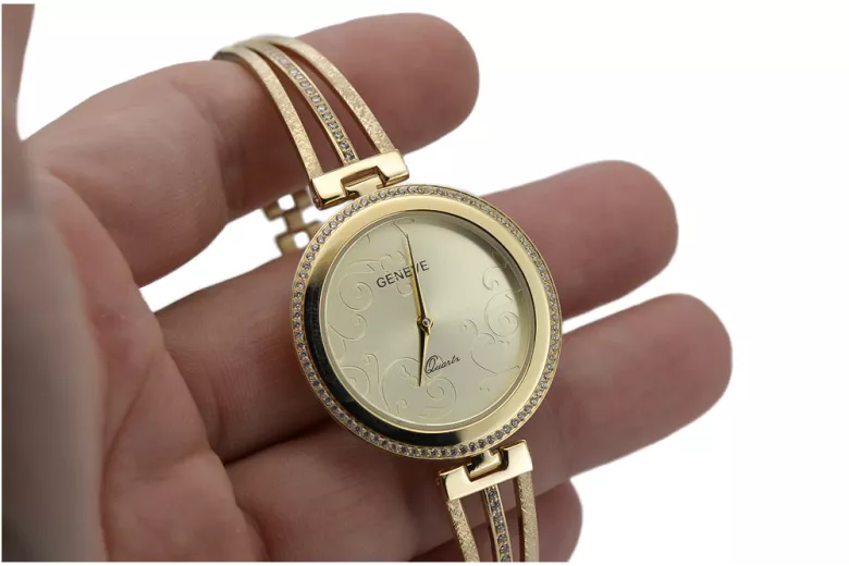 Montre femme en or ★ zlotychlopak.pl ★ Pureté de l&#39;or 585 333 Prix bas !