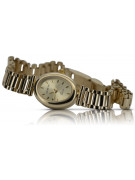 Reloj de damas de oro ★ zlotychlopak.pl ★ Pureza de oro 585 333 ¡Precio bajo!