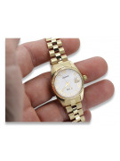 Goldene Herrenuhr Geneve ★ zlotychlopak.pl ★ Gold Reinheit 585 333 Niedriger Preis!