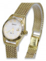 Goldene Herrenuhr Geneve ★ zlotychlopak.pl ★ Gold Reinheit 585 333 Niedriger Preis!