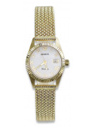 Goldene Herrenuhr Geneve ★ zlotychlopak.pl ★ Gold Reinheit 585 333 Niedriger Preis!