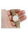 Goldene Herrenuhr Geneve ★ zlotychlopak.pl ★ Gold Reinheit 585 333 Niedriger Preis!