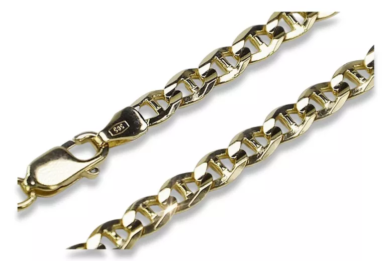 Yellow rose gold chain ★ russiangold.com ★ Gold 585 333 Low price