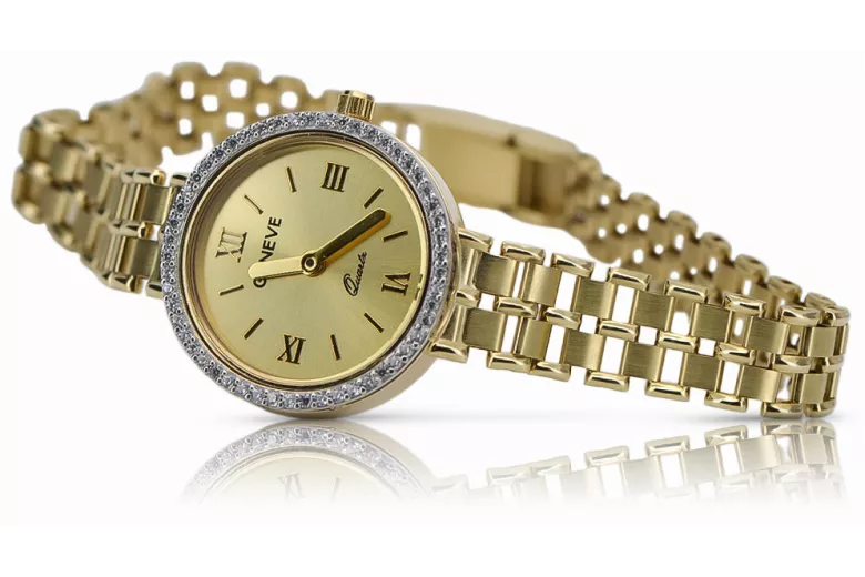 Reloj ★ de oro para damas zlotychlopak.pl Pureza de oro 585 333 ¡★ Precio bajo!