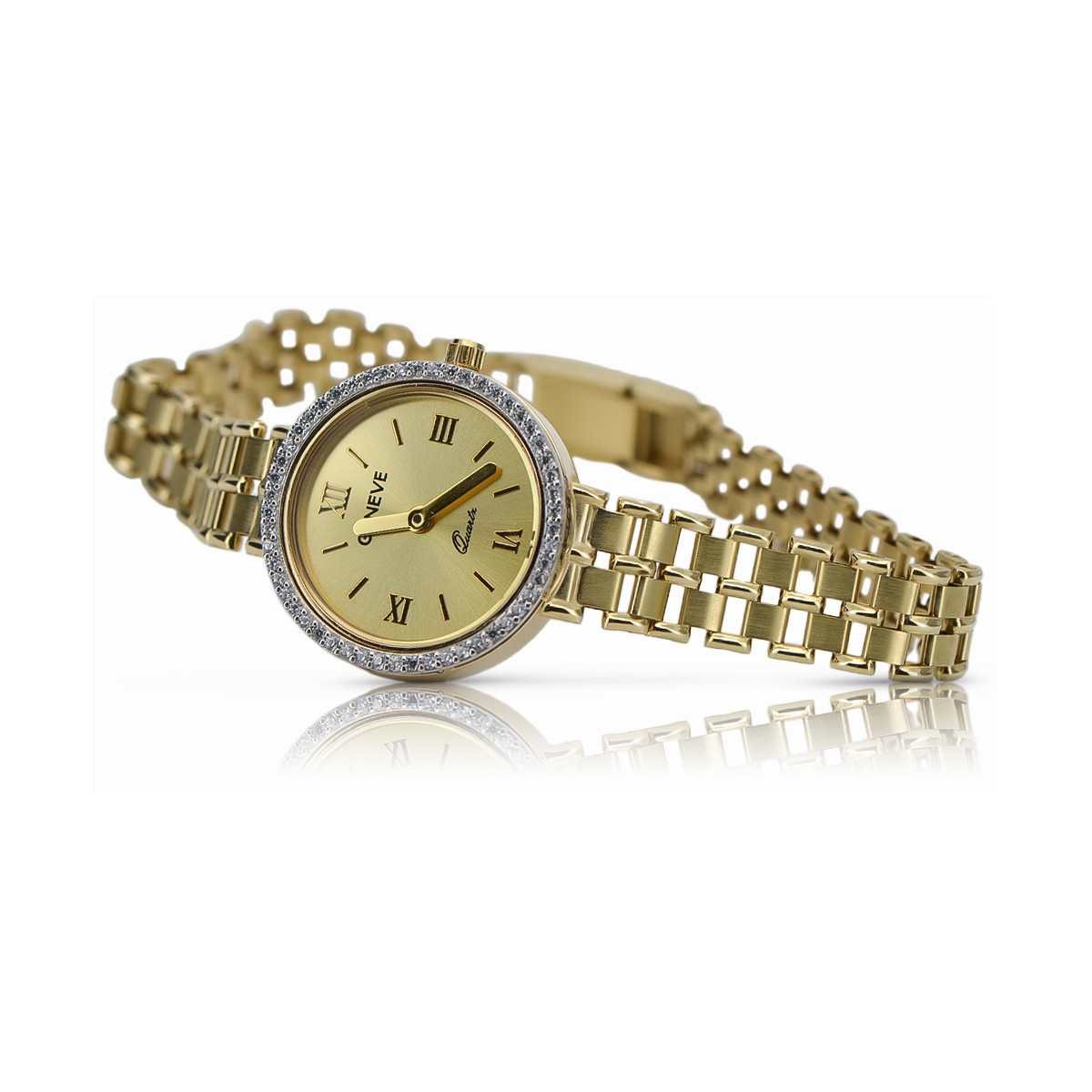 Reloj ★ de oro para damas zlotychlopak.pl Pureza de oro 585 333 ¡★ Precio bajo!