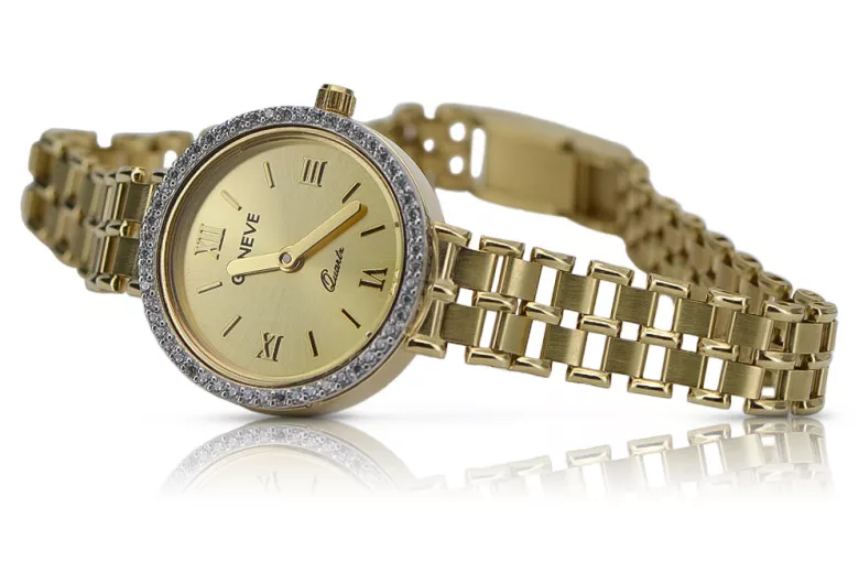 Montre ★ dame en or zlotychlopak.pl ★ Pureté d’or 585 333 Prix bas!