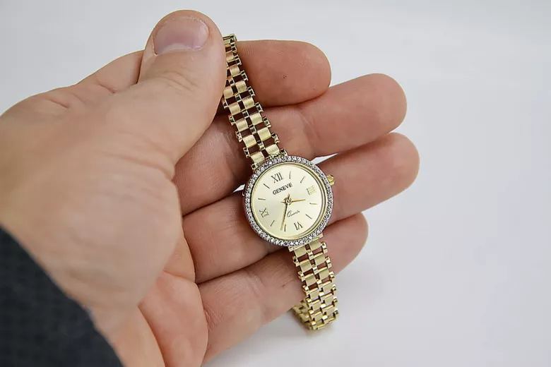 Reloj ★ de oro para damas zlotychlopak.pl Pureza de oro 585 333 ¡★ Precio bajo!