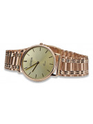 Gold men's watch Geneve ★ zlotychlopak.pl ★ Gold purity 585 333 Low Price!