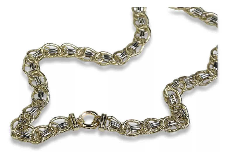 Yellow rose gold chain ★ russiangold.com ★ Gold 585 333 Low price