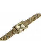 Italienisches Gelb oder Lady Armbanduhr Geneve lw002y&lbw003y