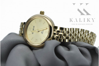 копія жіночого годинника Gorgeous Geneve 14k Gold Lw011ydb
