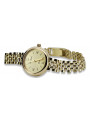 copie de la magnifique montre pour femme en or 14 carats Geneve Lw011ydb