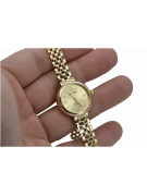 copie de la magnifique montre pour femme en or 14 carats Geneve Lw011ydb