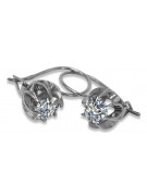 Russe soviétique argent 925 Alexandrite Rubis Émeraude Saphir Aigue-marine Zircon ... Boucles d’oreilles vec062s