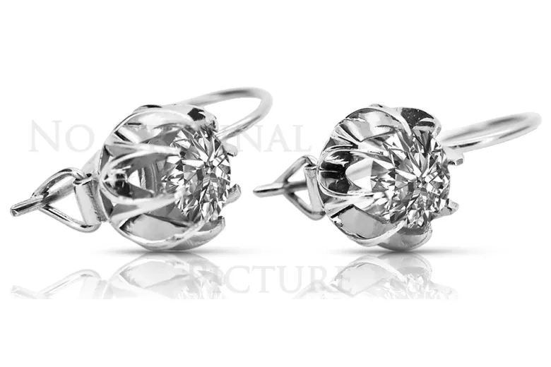 copy of Plata soviética rusa 925 Alejandrita Rubí Esmeralda Zafiro Aguamarina Zircón ... Pendientes VEC062S