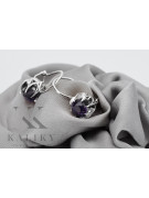 Vintage 925 Silver Alexandrite earrings vec062s