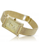 Gold men's watch Geneve ★ zlotychlopak.pl ★ Gold purity 585 333 Low Price!