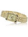 Gold men's watch Geneve ★ zlotychlopak.pl ★ Gold purity 585 333 Low Price!