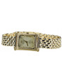 Gold men's watch Geneve ★ zlotychlopak.pl ★ Gold purity 585 333 Low Price!