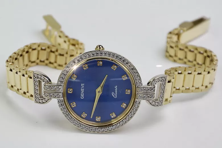 Gold ladies watch ★ zlotychlopak.pl ★ Gold purity 585 333 Low price!