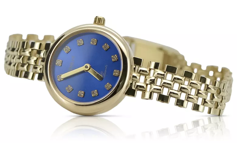 Gold ladies watch ★ zlotychlopak.pl ★ Gold purity 585 333 Low price!