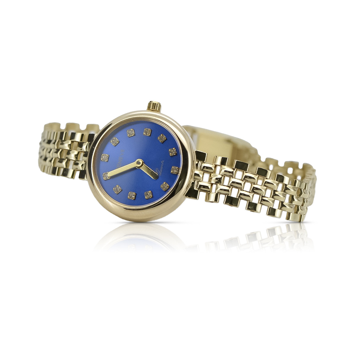 copie de la magnifique montre pour femme en or 14 carats Geneve Lw011ydb