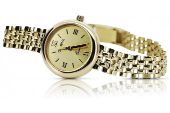 Italian yellow gold lady watch Geneve Lady Gift lw011ydy