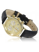 Gold men's watch Geneve ★ zlotychlopak.pl ★ Gold purity 585 333 Low Price!