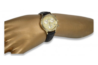Reloj de oro para hombre Geneve ★ zlotychlopak.pl ★ Pureza de oro 585 333 Precio bajo!