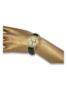 Gold men's watch Geneve ★ zlotychlopak.pl ★ Gold purity 585 333 Low Price!