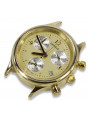 Gold men's watch Geneve ★ zlotychlopak.pl ★ Gold purity 585 333 Low Price!