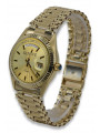 Goldene Herrenuhr Geneve ★ zlotychlopak.pl ★ Gold Reinheit 585 333 Niedriger Preis!