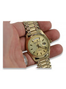 Goldene Herrenuhr Geneve ★ zlotychlopak.pl ★ Gold Reinheit 585 333 Niedriger Preis!