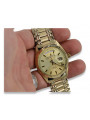 Goldene Herrenuhr Geneve ★ zlotychlopak.pl ★ Gold Reinheit 585 333 Niedriger Preis!