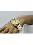 Montre en or pour homme avec bracelet 14k Geneve mw013ydy&mbw017y